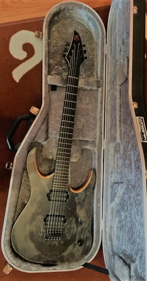 Mayones Duvell Elite 6 Eye Poplar Trans Black Elektromos gitár