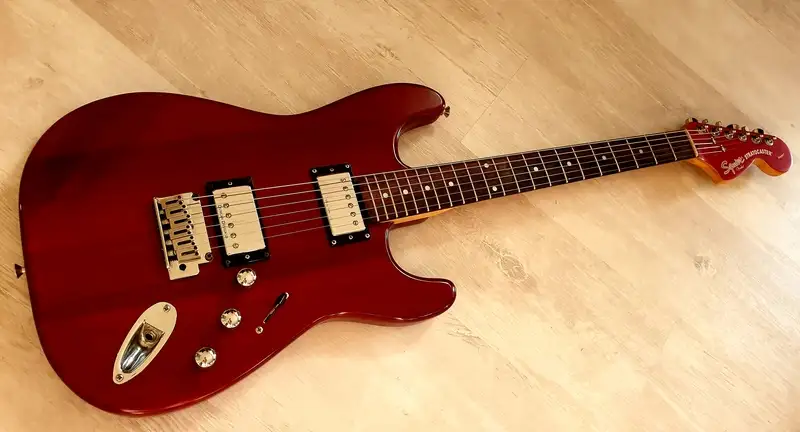 Squier Satin Trans Fat Stratocaster Elektromos gitár