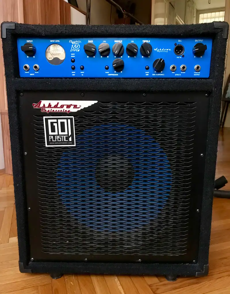 Ashdown Electric Blue 180 Evo II Bass guitar combo amp for sale