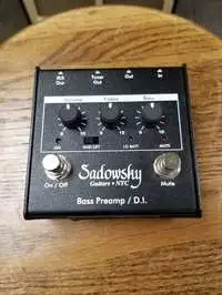 Sadowsky Bass Preamp D.I. Basszus pedál [2019.09.04. 11:17]