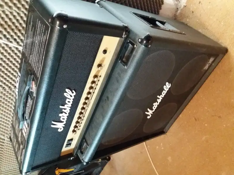 Marshall JMD1 50W csöves fej + MC412B hangfal, Fej és láda