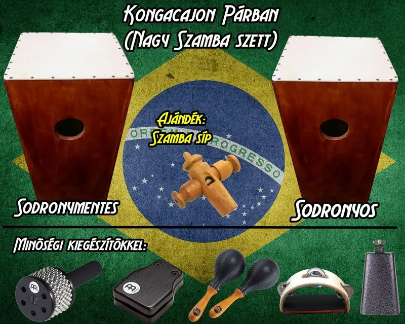 Ütősshop Nagy szamba szett Cajon