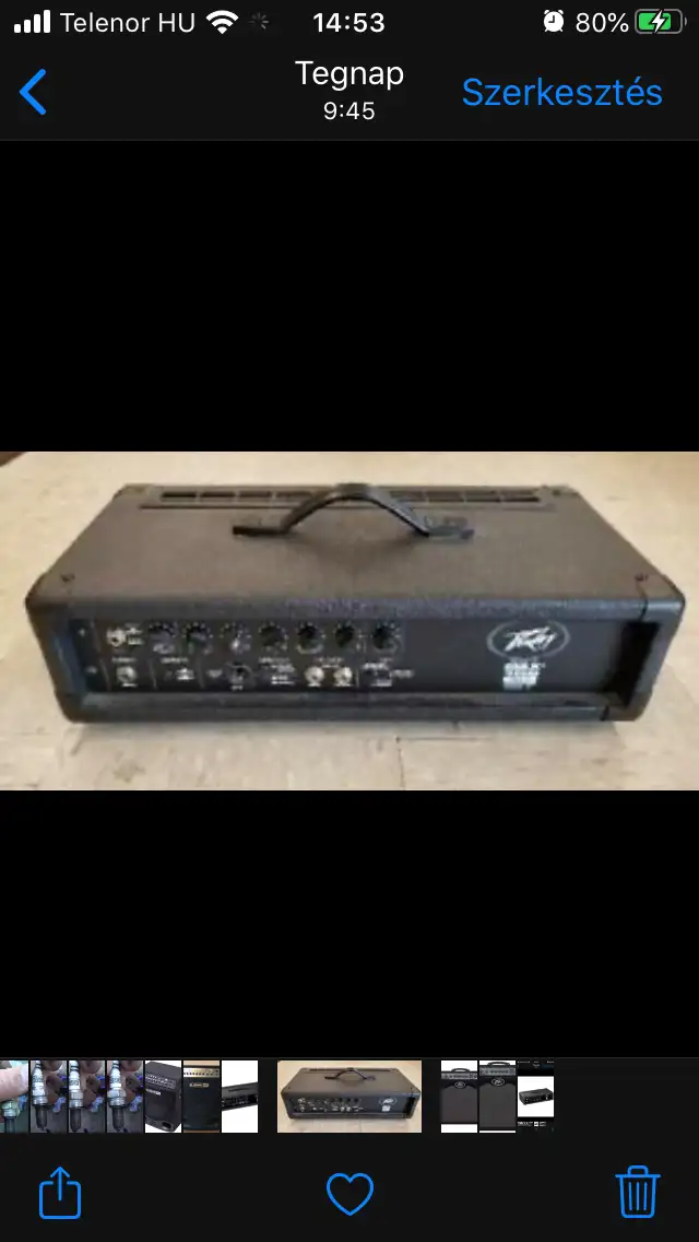 Peavey Max 160 Basszuserősítő-fej
