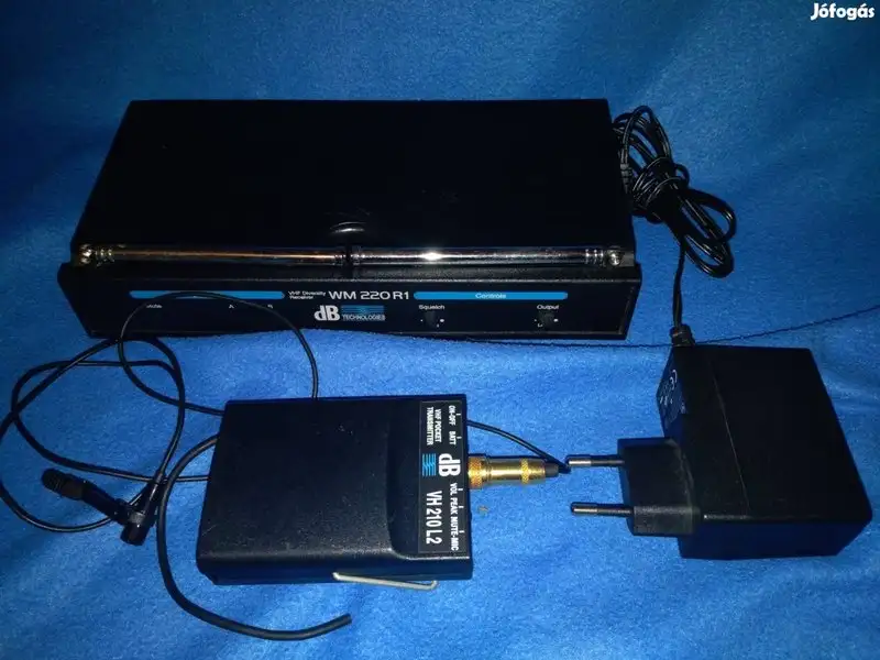 DB Technologies DB WM 220 R1,VH210L2 wireless mikroport szett Mikrofon