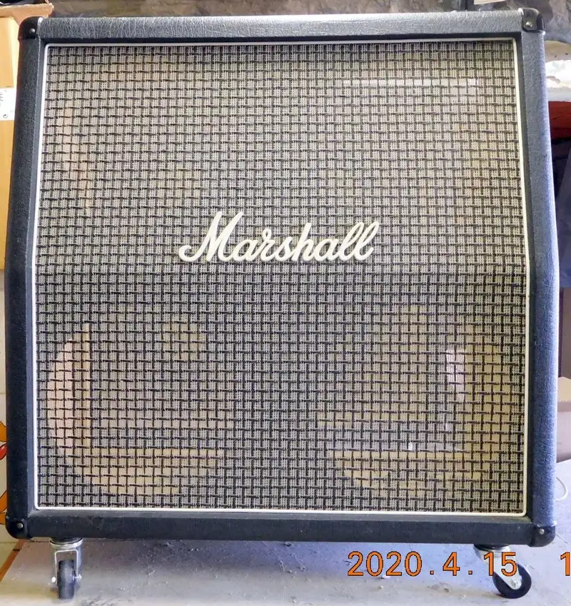 Marshall 1977-es JMP üres 1960A Gitárláda