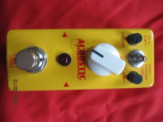 Aroma Akusztikus gitár szimulátor mini Effekt pedál