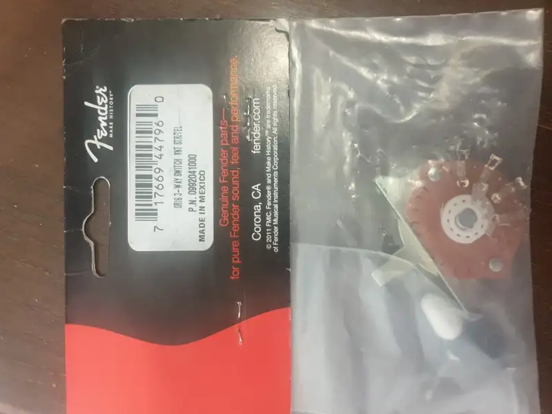 Fender 3 way switch Alkatrész