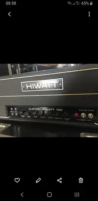 Homa Hiwatt Custom 100 Cabezal de amplificador de guitarra [March 9, 2021, 3:19 pm]