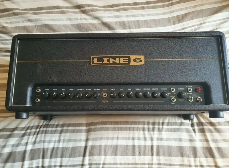 Line6 DT-50 HD 50W-os fullcsöves modellezős gitáre. fej Guitar amplifier