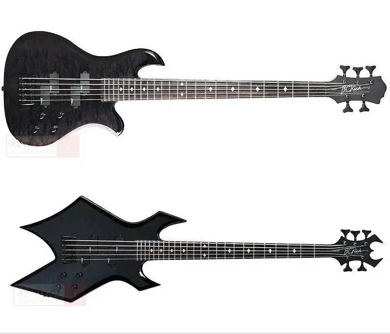 B C Rich Warlock Eagle Bass guitar 5 strings