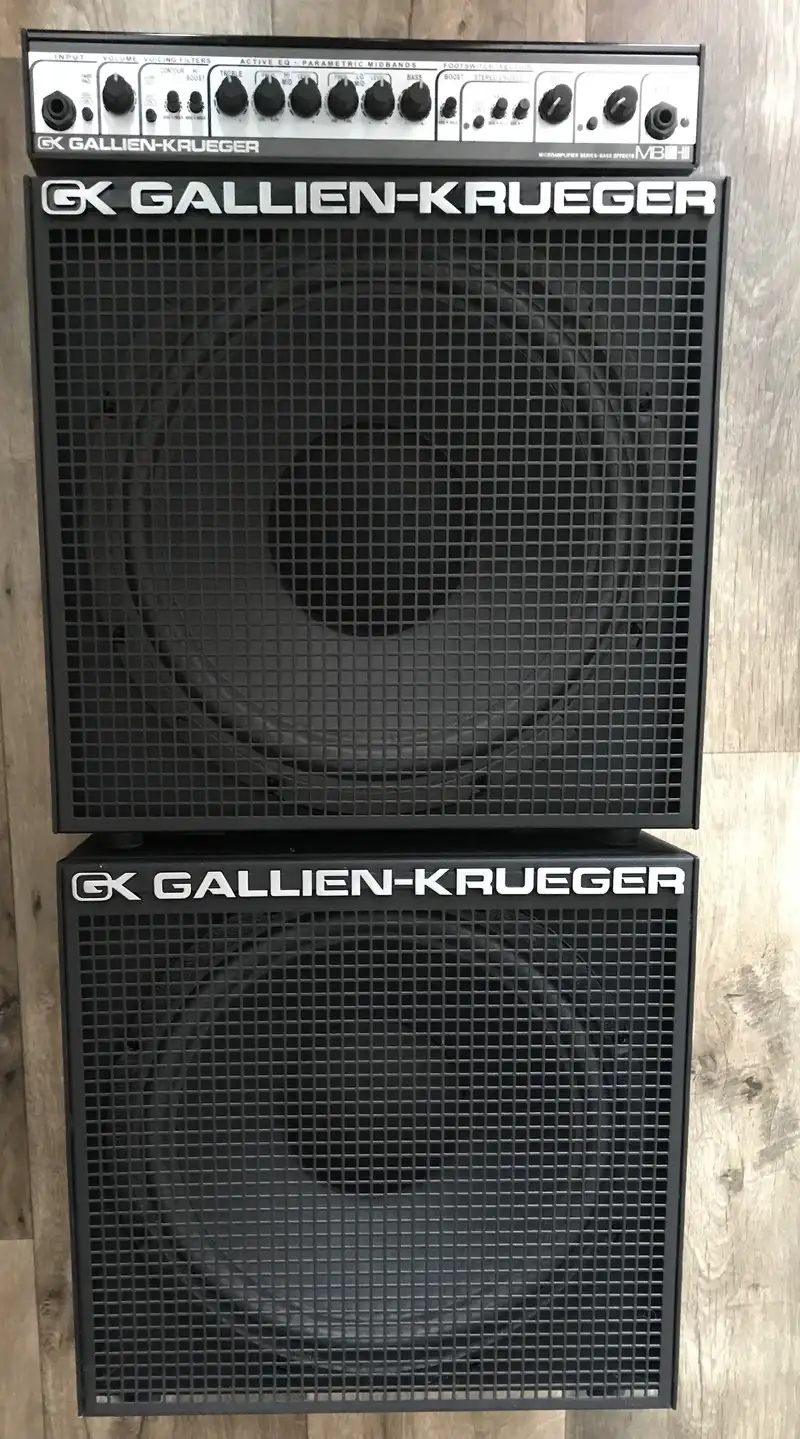 Gallien-Krueger MB150E fej+2 láda Basszus fej és láda