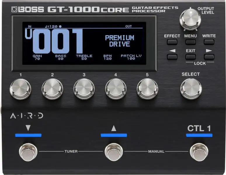 BOSS GT 1000 Core Multieffekt processzor