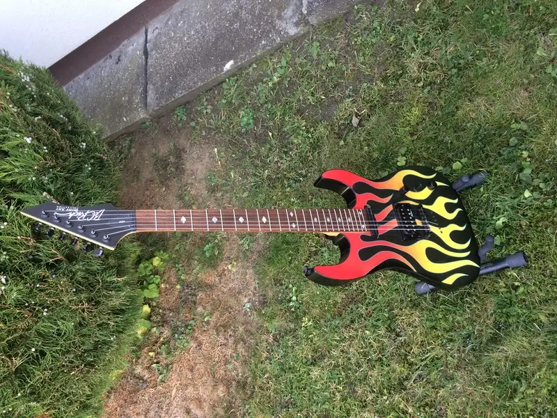 B C Rich ASM Body Art Limited Edition Torchy Electric guitar
