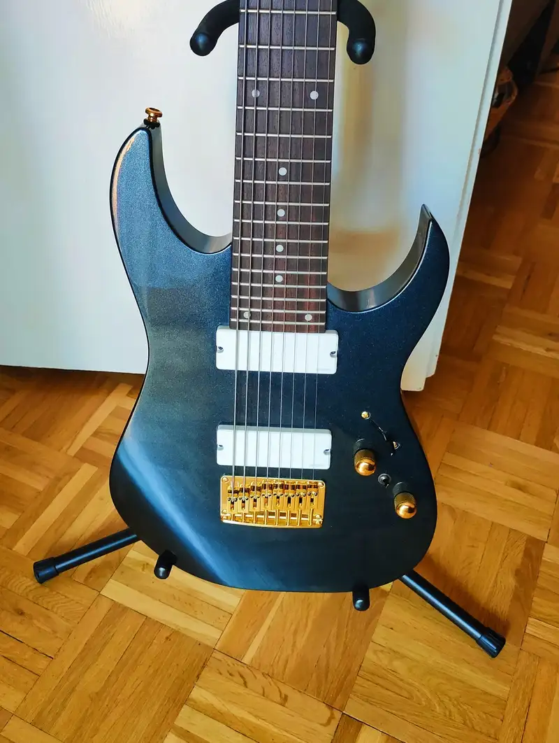 Ibanez RG80F Iron Pewter Guitarra eléctrica de 8 cuerdas