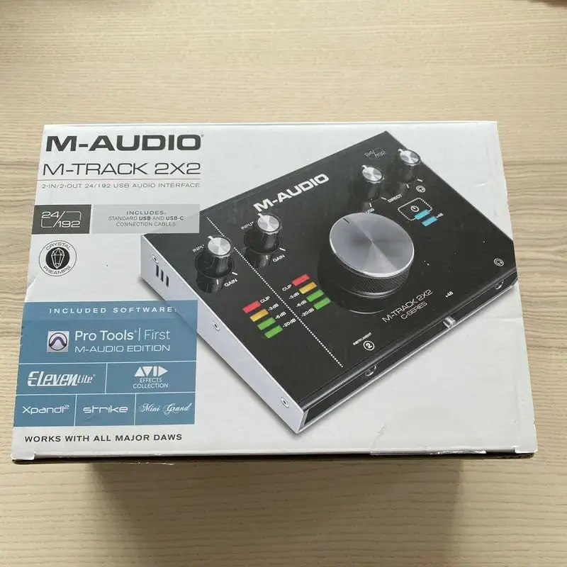 M-Audio M-track 2x2 interfész hangkártya Zvukové rozhranie