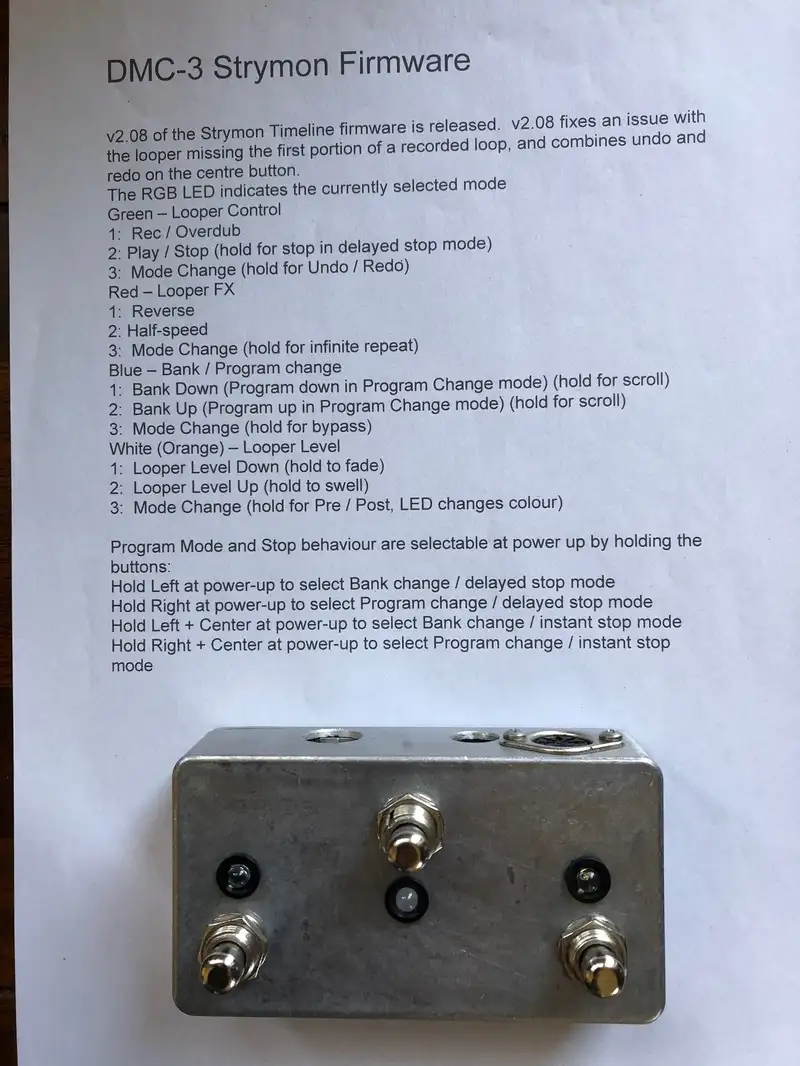 Disaster Area Designs DMC-3 Spínač