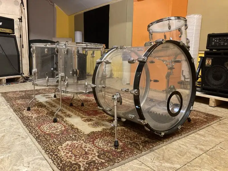 Gustavito Acrylic 24-13-16-18 Drum set