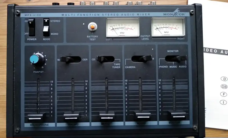 Monacor MPX-4100 Mezclador