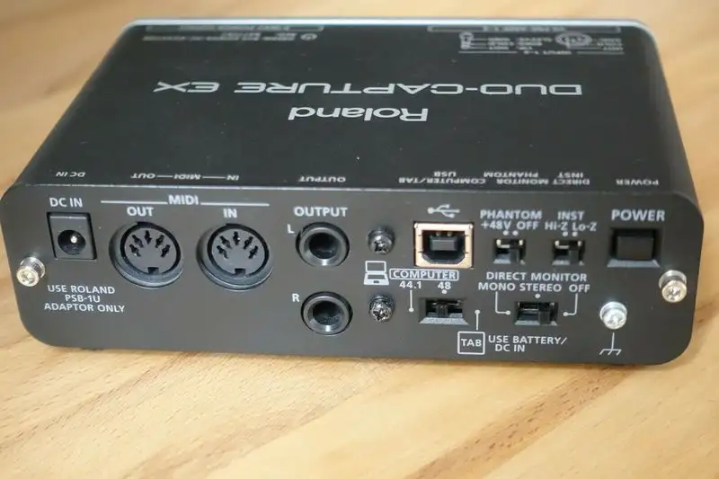 Roland UA-22 DUO CAPTURE EX audio interface External sound card zu