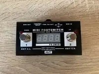 AMT Electronics FS-2 MIDI amp switch és lábkapcsoló Interfaz MIDI [August 17, 2022, 11:44 am]