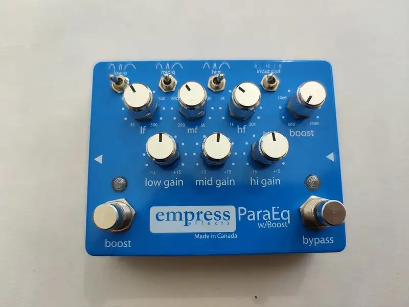 Empress ParaEQ with Boost Pedál