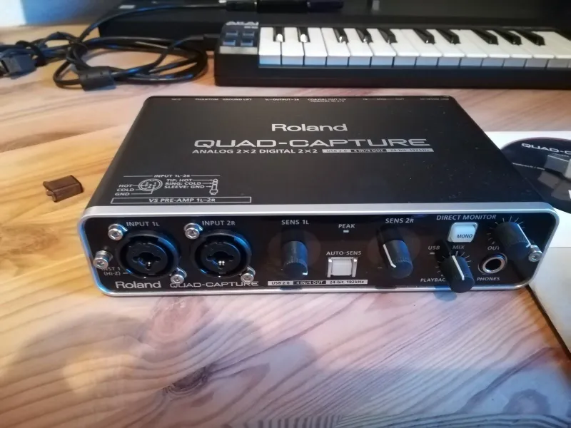 Roland UA-55 Quad-Capture usb hangkártya Stúdióhangkártya
