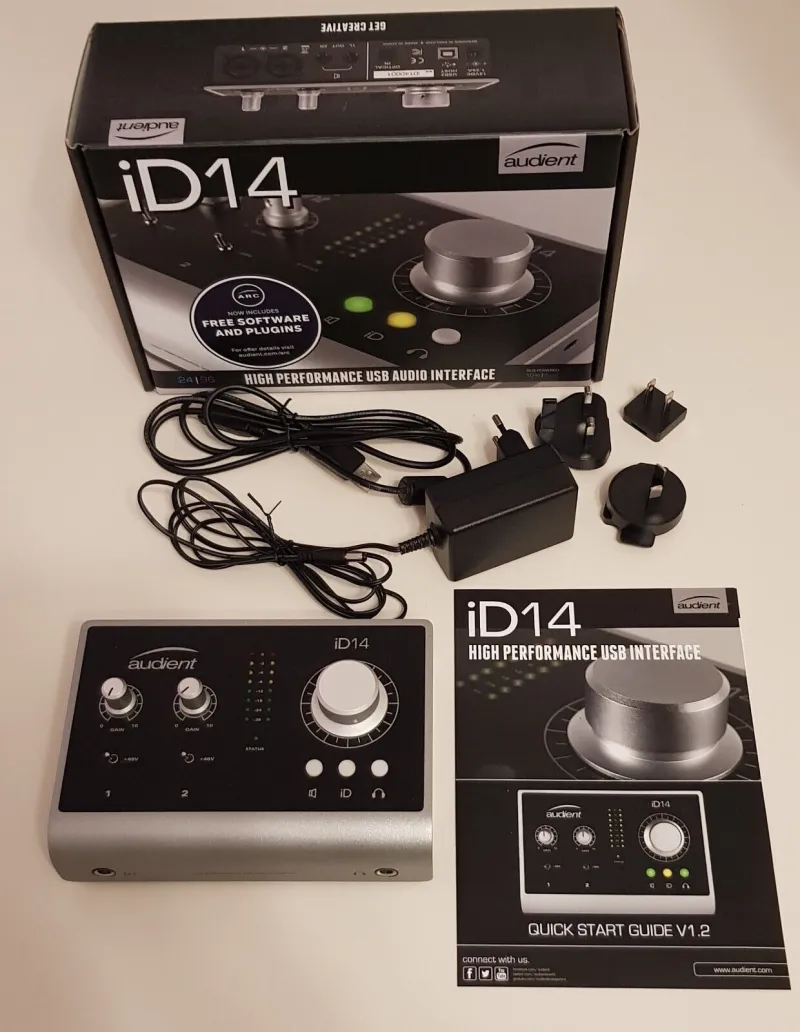 Audient ID14 usb külső hangkártya Külső hangkártya
