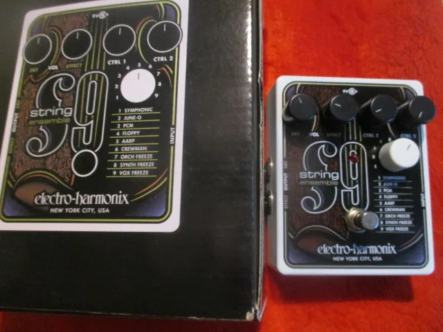 Elektro- Harmonix STRING9 String Ensemble vonós hangszer emulátor Effekt pedál