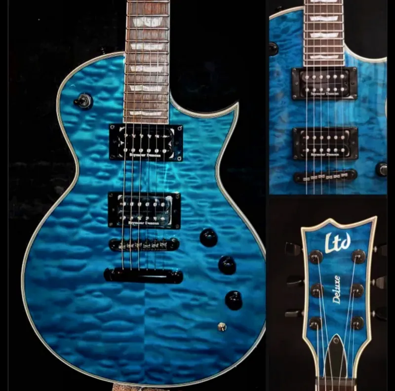 LTD EC 1000 QM DELUXE PIEZO Elektromos gitár
