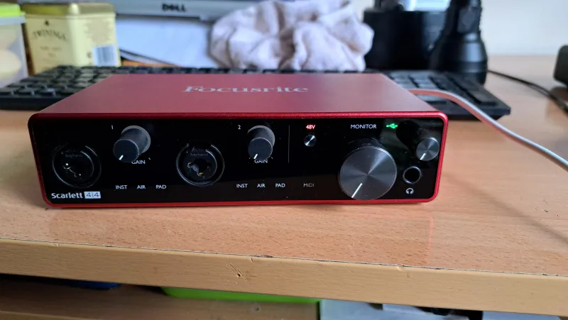 Focusrite Scarlett 4i4 3rd Gen USB hangkártya Külső hangkártya