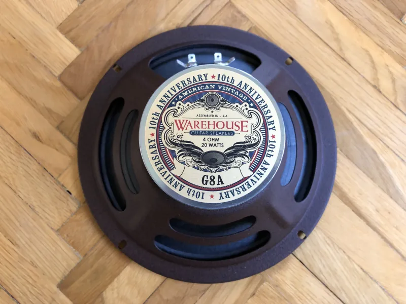WGS G8A 20 W alnico mágnes 4 Ohm hangszóró Lautsprecher