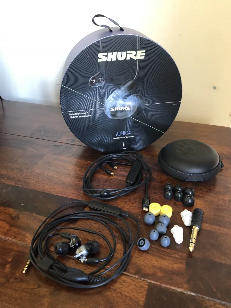 Shure AONIC4 SE42HYW+UNI-EFS Earphone