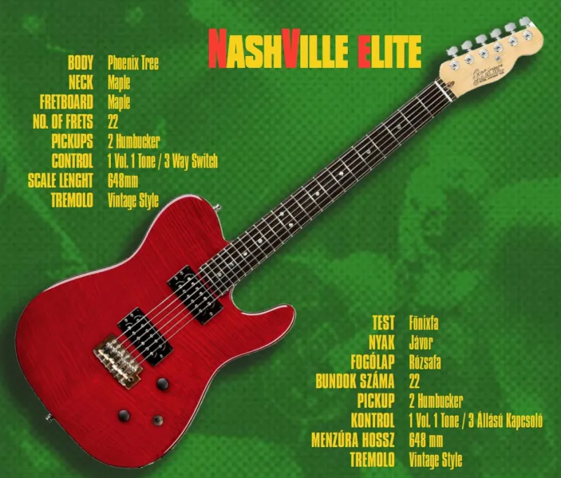  Telecaster Elektromos gitár