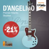 DAngelico Atlantic Skyblue Electric guitar [March 24, 2024, 4:48 pm]