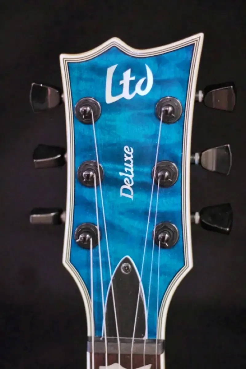 LTD EC-1000 QM deluxe + piezo Elektromos gitár