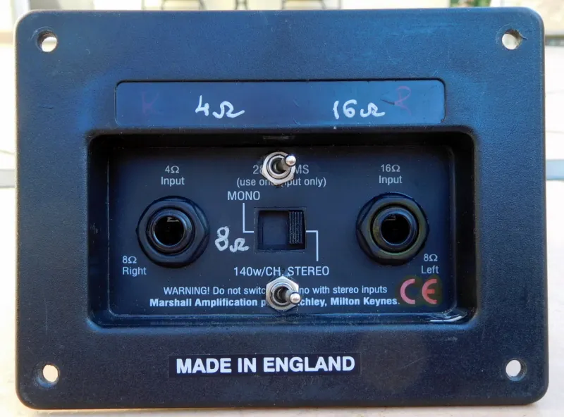 Marshall Mono-stereo Aktívny prepínač frekvencií