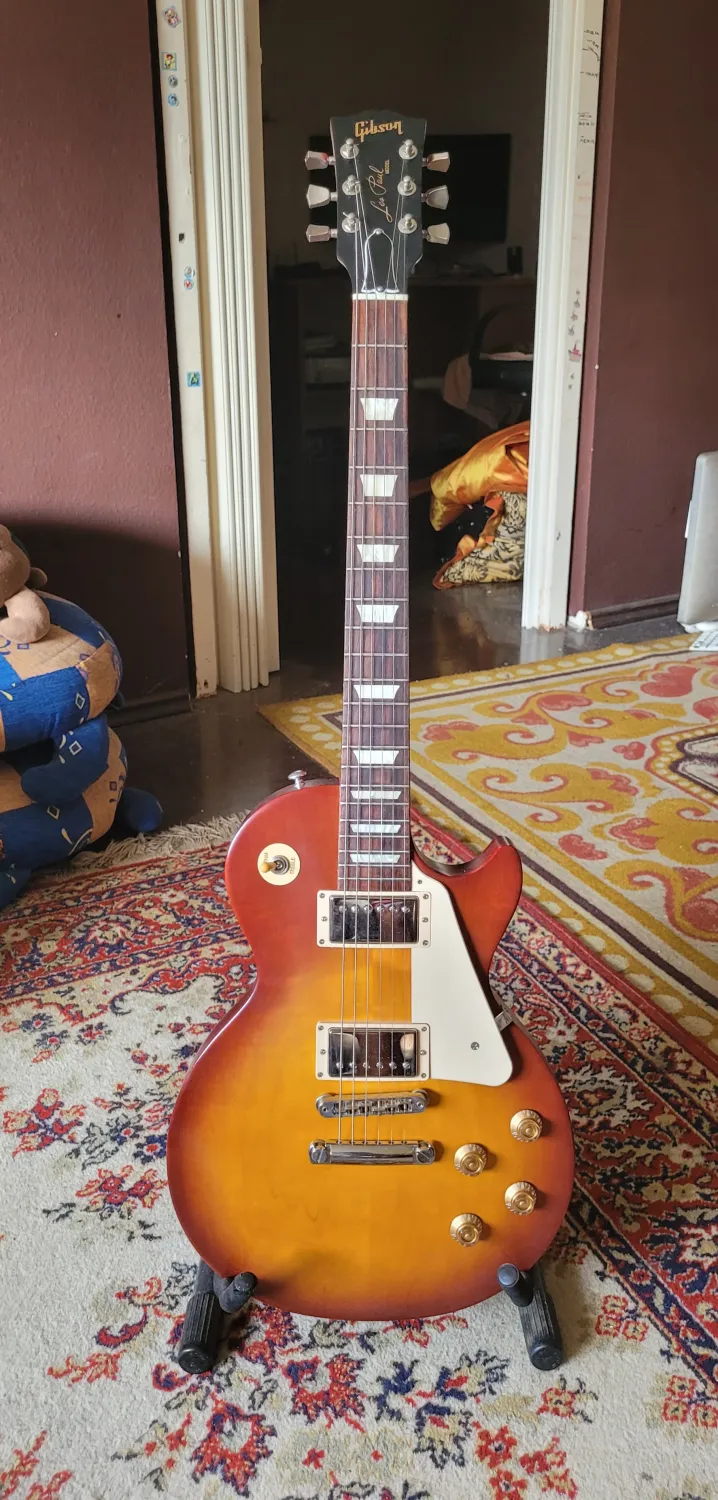 Gibson Les Paul Tribute 2021 Satin Iced Tea Elektrická gitara