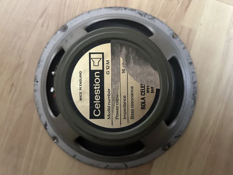 Celestion 1971 G12M Greenback Pulsonic Speaker