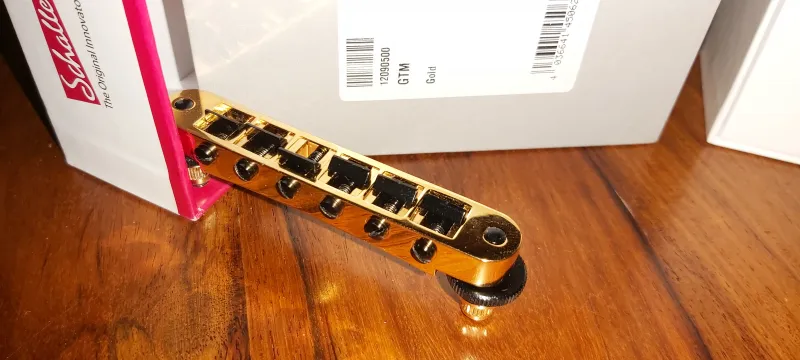 Schaller GTM Tunematic húrláb ARANY&FEKETE Pickup bridge