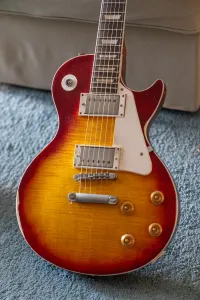 Handmade 1959 Les Paul Dark Cherry Burst Elektromos gitár [2024.01.04. 14:36]