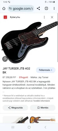 Jay Turser Jazz bass Bajo eléctrico [January 6, 2024, 7:25 am]