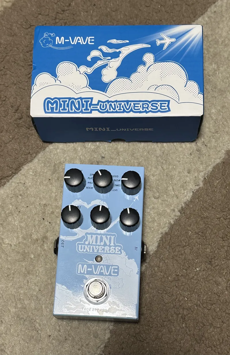 - M-VAVE Mini Universe Reverb Pedal de efecto