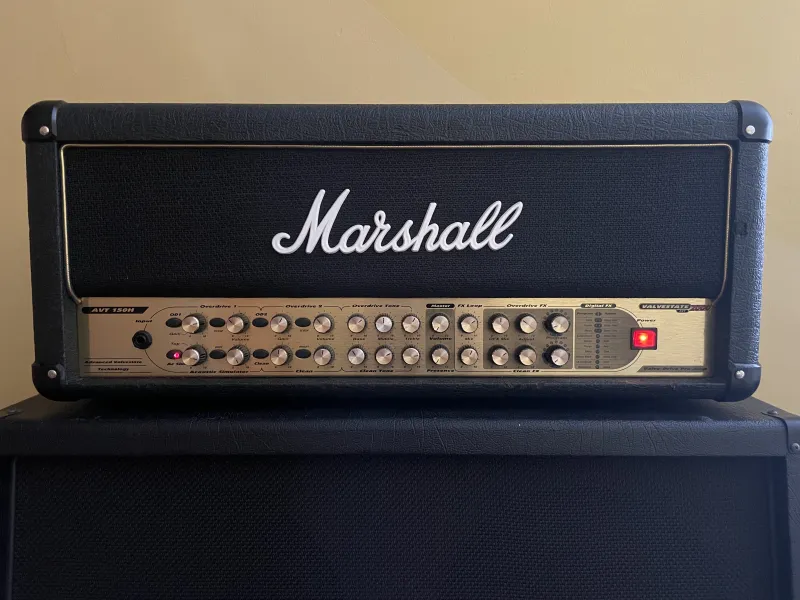 Marshall AVT 150H fej és Randall RA412 300W láda Zosilňovačová hlava a skriňa
