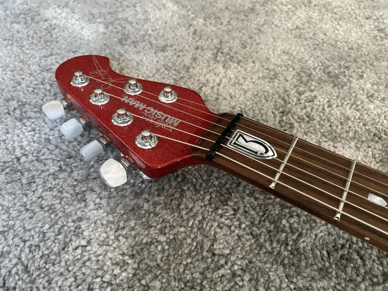 Music Man BFR JP13 Cardinal Red Sparkle John Petrucci Electric