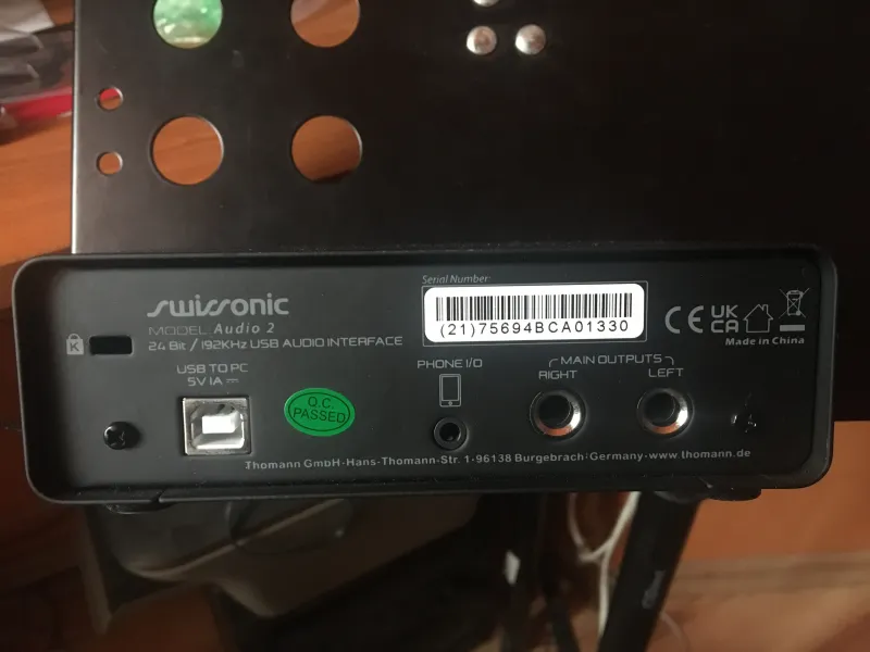 Swissonic Audio 2 Externá zvuková karta