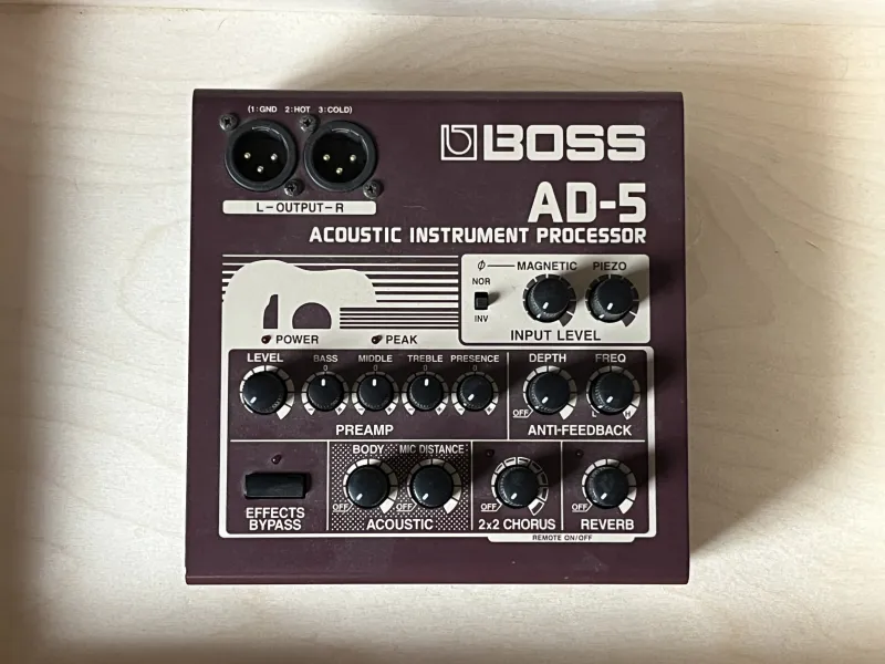 BOSS AD-5 Előfok