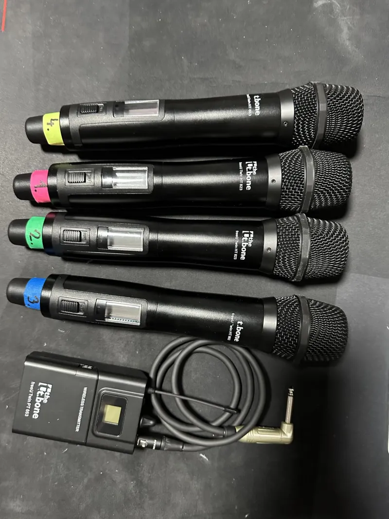  Tbone FreeU Twin HT 823 és 863 Wireless microphone