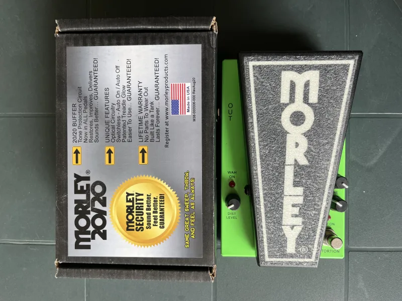 Morley 2020 DISTORTION WAH Wah pedál