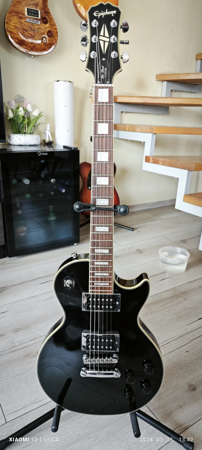 Epiphone les paul custom chrome cheap