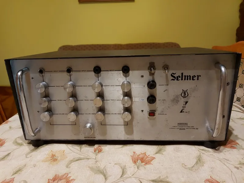 Selmer T.V. 100 P.A. MK II Cabezal de amplificador de guitarra
